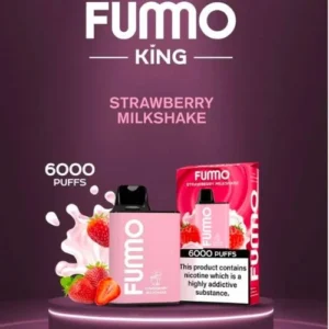 fummo king 6000 strawberry milkshake disposable vape