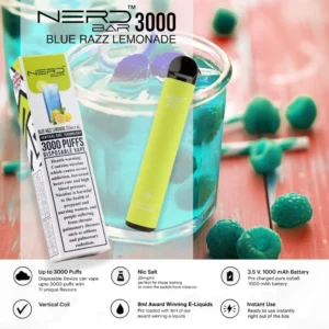 Nerd Bar 3000 Blue Razz Lemonade