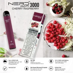 Nerd Bar 3000 Cherry Raspberry