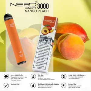Nerd Bar 3000 Mango Peach