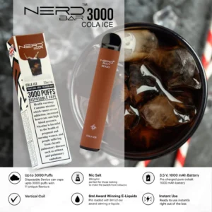 Nerd Bar 3000 cola ice