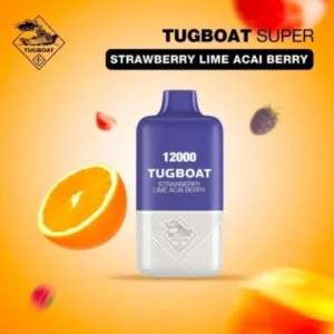 Tugboat Super 12000 Strawberry Lime Acai Berry