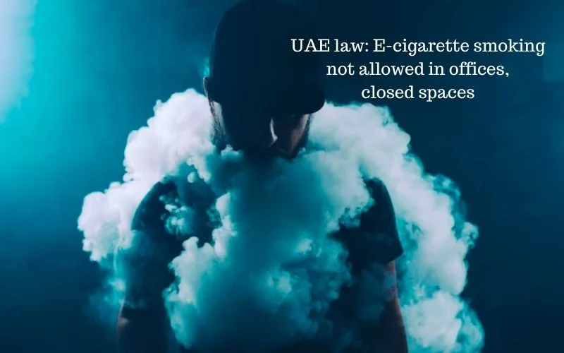 UAE law E-cigarette smoking