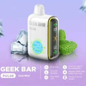 Buy Geek Bar Pulse 15000 Puffs Cool Mint in Dubai