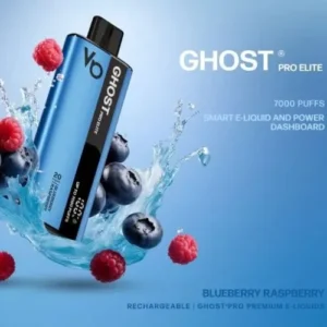 Buy Vapes Bars Ghost Pro Elite 7000 Blueberry Raspberry online in dubai