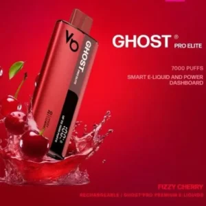 Buy Vapes Bars Ghost Pro Elite 7000 Fizzy Cherry Online Dubai