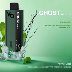 Buy Vapes Bars Ghost Pro Elite 7000 Fresh Mint Online in Dubai