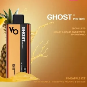 Buy Vapes Bars Ghost Pro Elite 7000 Pineapple ice Online in Dubai