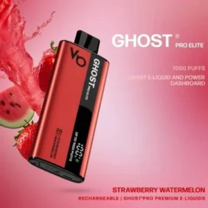 Buy Vapes Bars Ghost Pro Elite 7000 Strawberry Watermelon Online in Dubai