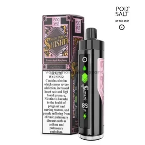 podsalt shisha 8k frozen apple raspberry