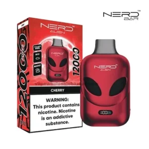 Nerd Alien 12000 Puffs Cherry Flavor